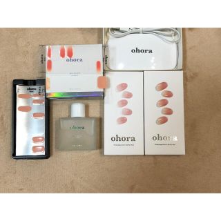 ohora 本体、除去液、未使用品とおまけ付き(つけ爪/ネイルチップ)