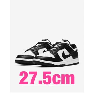 ナイキ(NIKE)のNIKE ダンク low レトロ パンダ Black-White 27.5cm(スニーカー)