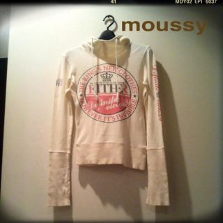 マウジー(moussy)のmoussy＊フード付きロンT＊(カットソー(長袖/七分))