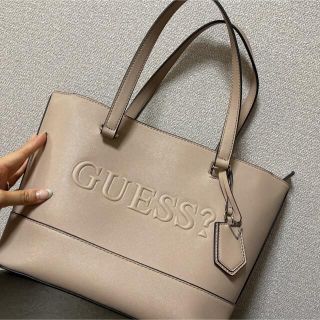 ゲス(GUESS)のguess トートバッグ　ピンクベージュ　くすみピンク(トートバッグ)