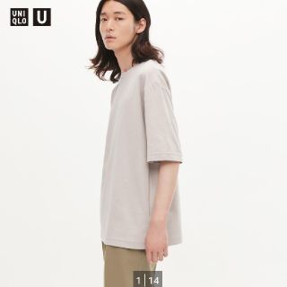 ユニクロ(UNIQLO)のユニクロ エアリズムコットン オーバークルーネックTシャツ 五分袖(Tシャツ/カットソー(半袖/袖なし))