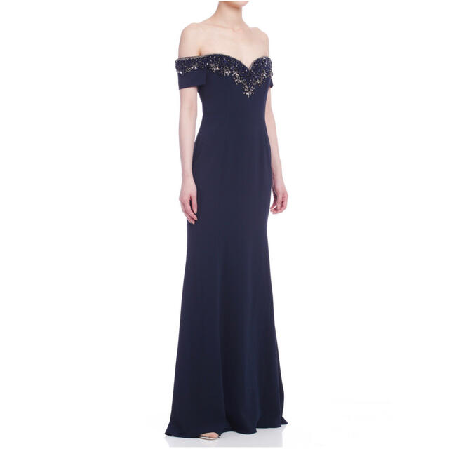 TADASHI SHOJI(タダシショウジ)の【定価15万】新品 Badgley Mischka ビジュー　ロング　ドレス レディースのフォーマル/ドレス(ロングドレス)の商品写真