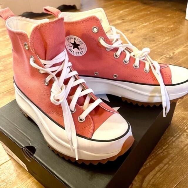 【ほぼ新品】 CONVERSE ランスター ハイク ピンク