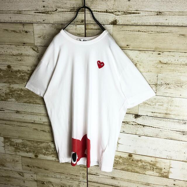 COMME des GARCONS(コムデギャルソン)の即完売 大人気 プレイ コムデギャルソン ハート 刺繍入り T シャツ メンズのトップス(Tシャツ/カットソー(半袖/袖なし))の商品写真