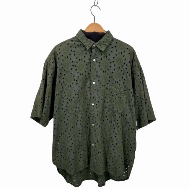 niche.(ニッチ) FLOWER LACE S/S SHIRT メンズ