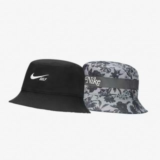 NIKE ナイキ リバーシブル バケットハット ゴルフ GOLF 黒 XS/S