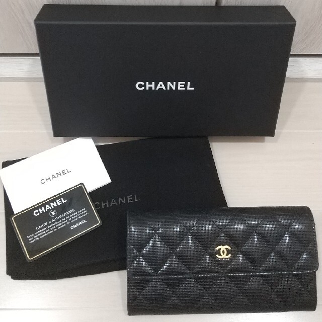 CHANEL(シャネル)のCHANEL♡希少マトラッセフリップ長財布 レディースのファッション小物(財布)の商品写真