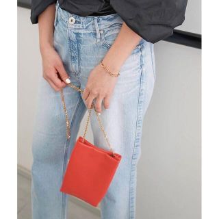 ドゥーズィエムクラス(DEUXIEME CLASSE)のDe【ZANCHETTI/ザンケッティ】CHAIN CROSSBODY レッド(ショルダーバッグ)