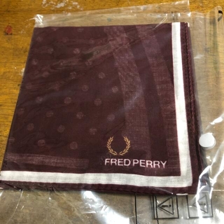 フレッドペリー(FRED PERRY)の新品未使用 タグ付き FRED PERRY ハンカチ(ハンカチ/ポケットチーフ)