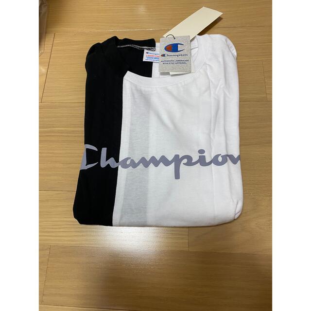 FRAY I.D(フレイアイディー)の【FRAY I.D×Champion】切り替えロゴＴシャツ レディースのトップス(Tシャツ(半袖/袖なし))の商品写真