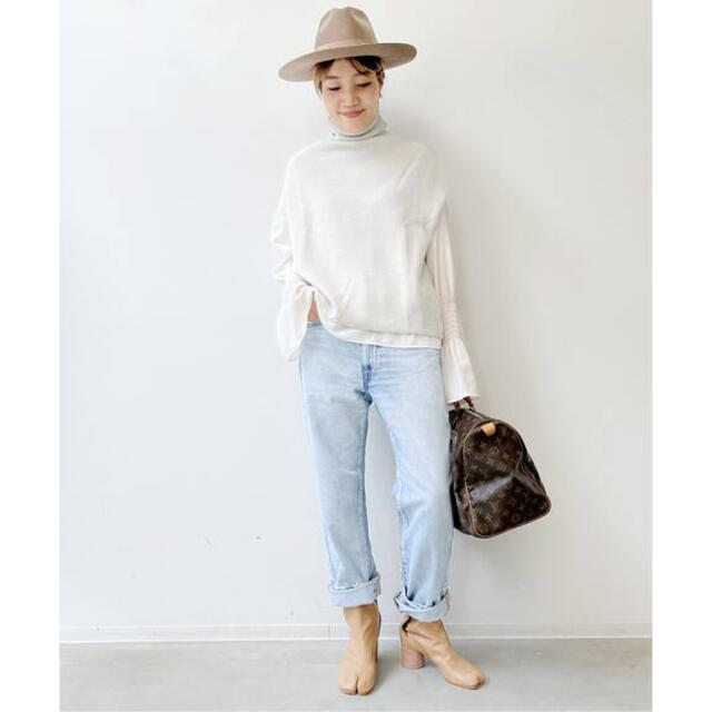 L'Appartement Shirring Blouse◆ホワイト