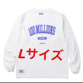 ワコマリア(WACKO MARIA)の100MILLIONS L/S TEE  Lサイズ　舐達麻 (Tシャツ/カットソー(七分/長袖))