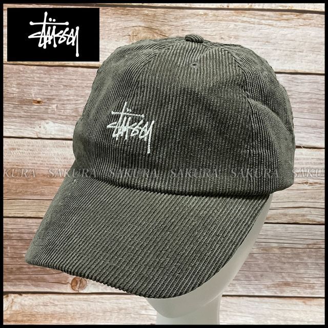半額SALE☆ STUSSY 帽子(210047) コーデュロイキャップ 【ユニ