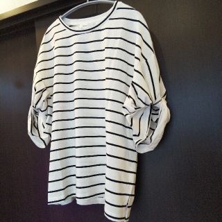 ニコアンド(niko and...)のキャッツアイ様専用　✿ 試着のみ ✿ ニコアンド　袖ねじりデザインTシャツ(Tシャツ(半袖/袖なし))