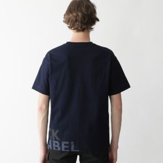 ブラックレーベルクレストブリッジ(BLACK LABEL CRESTBRIDGE)の【新品】ブラックレーベルクレストブリッジ　Tシャツ　バーバリー　裾ロゴ　紺　LL(Tシャツ/カットソー(半袖/袖なし))