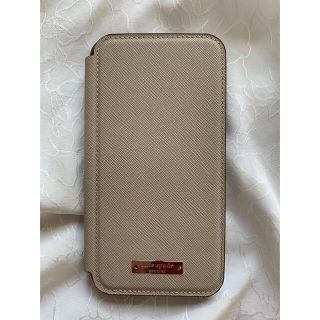 ケイトスペードニューヨーク(kate spade new york)のKate spade ケイトスペードiPhoneXRブックケース/グレージュ(モバイルケース/カバー)