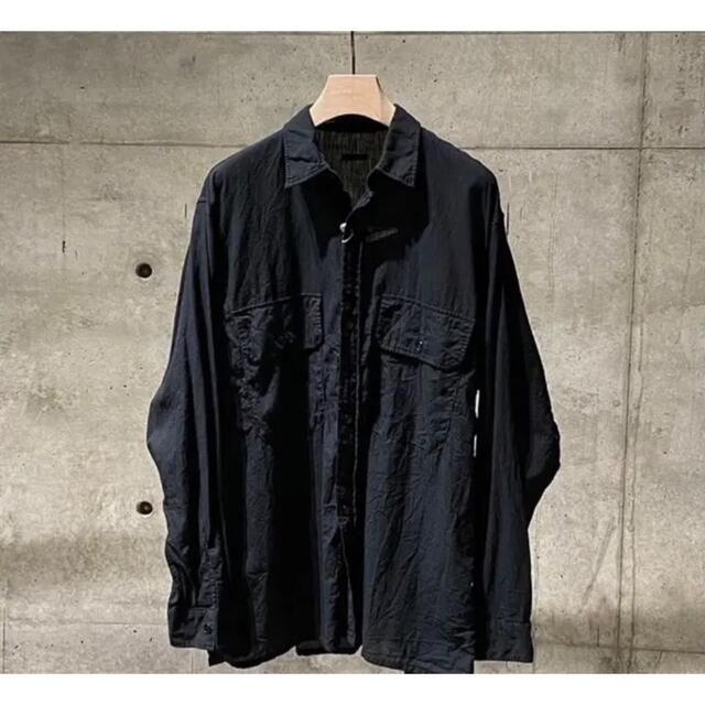 新品 COMOLベタシャン CPOシャツ(OLIVE) 21ss