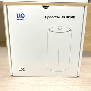 ファーウェイ(HUAWEI)のSpeed Wi-Fi HOME L02 ホワイト ホームルーター(PC周辺機器)