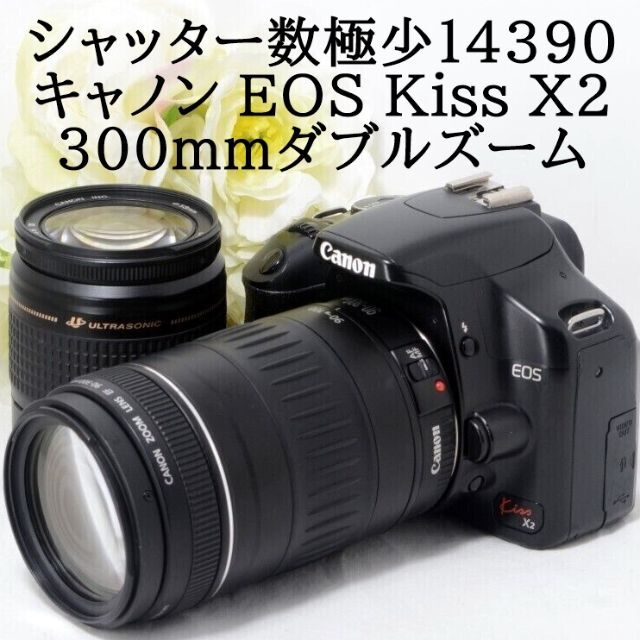 格安人気】Canon - ☆ショット数14390☆Canon キャノン EOS Kiss X2