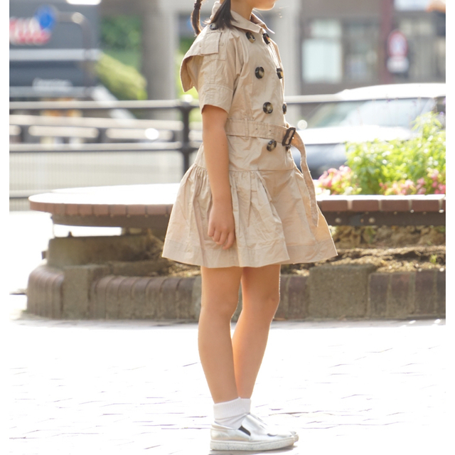 バーバリー キッズ☆トレンチワンピ☆size8
