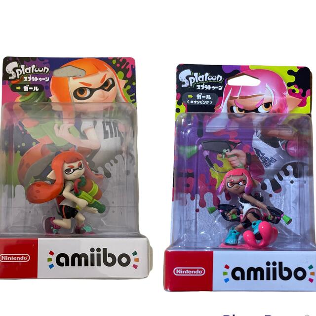 amiibo アミーボ ガール ガール ネオンピンク スプラトゥーン