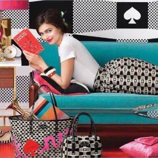 アメリヴィンテージ(Ameri VINTAGE)の入荷！kate spade ロゴ モノグラム ギャザースカート(ミニスカート)