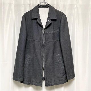 コムデギャルソン(COMME des GARCONS)の極美品 "AD2000" コムデギャルソンオム ジップアップコットンジャケット(テーラードジャケット)