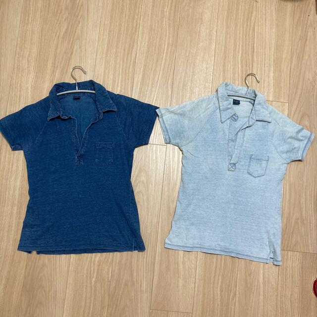 Earl Jean(アールジーン)の【Earl Jean・アールジーン】ポロシャツ　Tシャツ　2枚セット　米国製 レディースのトップス(Tシャツ(半袖/袖なし))の商品写真