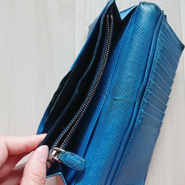 プラダ PRADA メンズ 財布 長財布 ブランド 黒 ブラック サフィアーノ