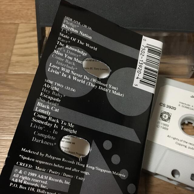 レア 貴重　ジャネットジャクソン　リズムネイション　カセットテープ Janet エンタメ/ホビーのCD(ポップス/ロック(洋楽))の商品写真