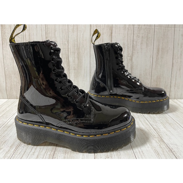 Dr.Martens(ドクターマーチン)のドクターマーチン☆☆ＪＡＤＯＮパテント☆☆超厚底サイドジップ レディースの靴/シューズ(ブーツ)の商品写真