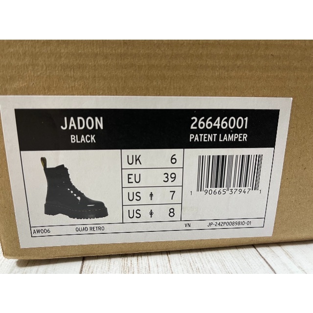 Dr.Martens(ドクターマーチン)のドクターマーチン☆☆ＪＡＤＯＮパテント☆☆超厚底サイドジップ レディースの靴/シューズ(ブーツ)の商品写真