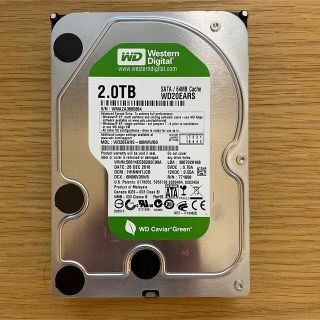 HDD 3.5inch 2Tb 内蔵 5400rpm SATA300(PCパーツ)