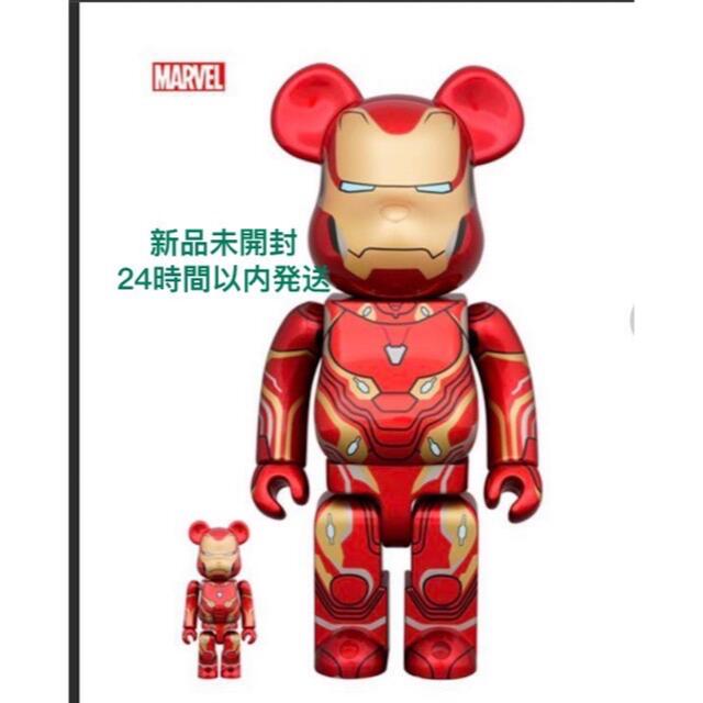 BE@RBRICK(ベアブリック)のBE@RBRICK IRON MAN MARK 50 400％ & 100％ エンタメ/ホビーのフィギュア(アメコミ)の商品写真