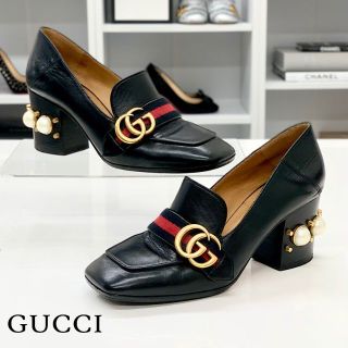 GUCCI パールパンプス 22.5-23-