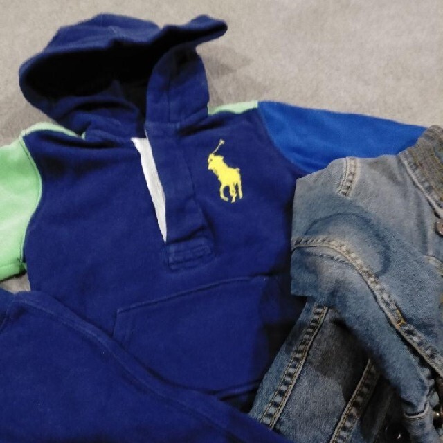 POLO RALPH LAUREN(ポロラルフローレン)の本日限定価格★POLO80cm3点まとめ売り キッズ/ベビー/マタニティのベビー服(~85cm)(トレーナー)の商品写真