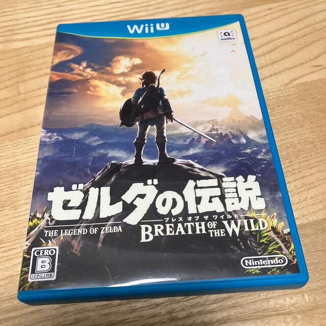 Wii U(ウィーユー)のゼルダの伝説 ブレス オブ ザ ワイルド Wii U エンタメ/ホビーのゲームソフト/ゲーム機本体(家庭用ゲームソフト)の商品写真