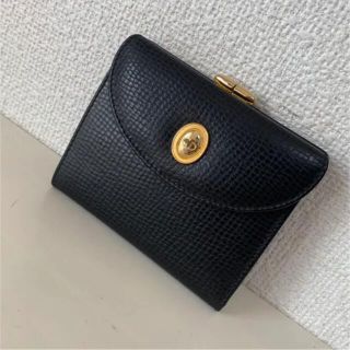 クリスチャンディオール(Christian Dior)の【最終値下】Dior ディオール レザー がま口 ミニ財布 三つ折財布(財布)