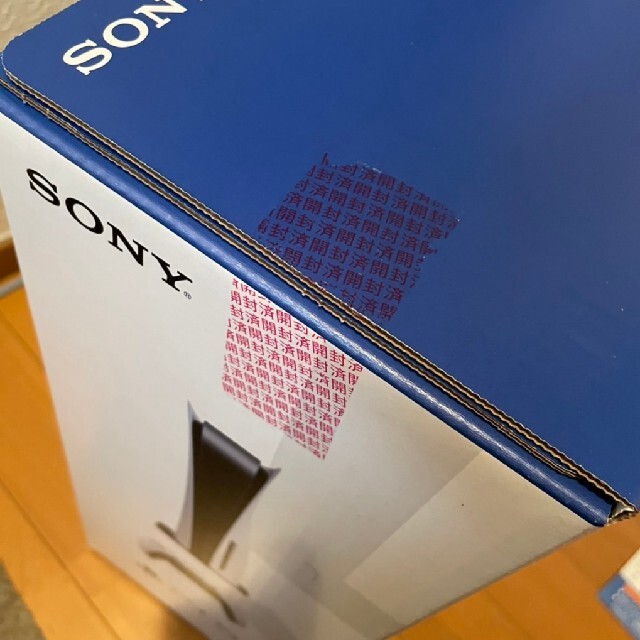 SONY(ソニー)の新品、未使用 プレイステーション5！ エンタメ/ホビーのゲームソフト/ゲーム機本体(家庭用ゲーム機本体)の商品写真