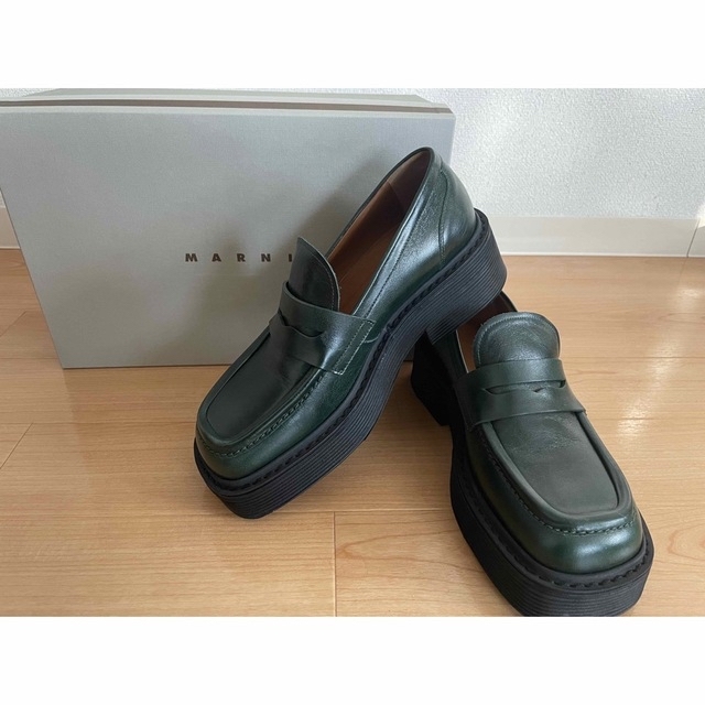 MARNI マルニ 厚底 ブラック ローファー | mirantedoespinhaco.com.br