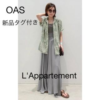 アパルトモンドゥーズィエムクラス(L'Appartement DEUXIEME CLASSE)の【OAS/オーエーエス】Leaf SHIRT (シャツ/ブラウス(半袖/袖なし))