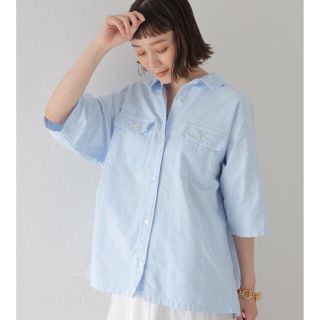 プラージュ(Plage)のluna様　Plage Dry ox H/S シャツ　サックスブルー(シャツ/ブラウス(長袖/七分))