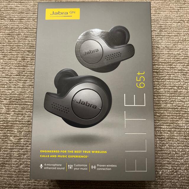 Jabra 完全ワイヤレスイヤホン Elite 65t チタニウムブラック ...