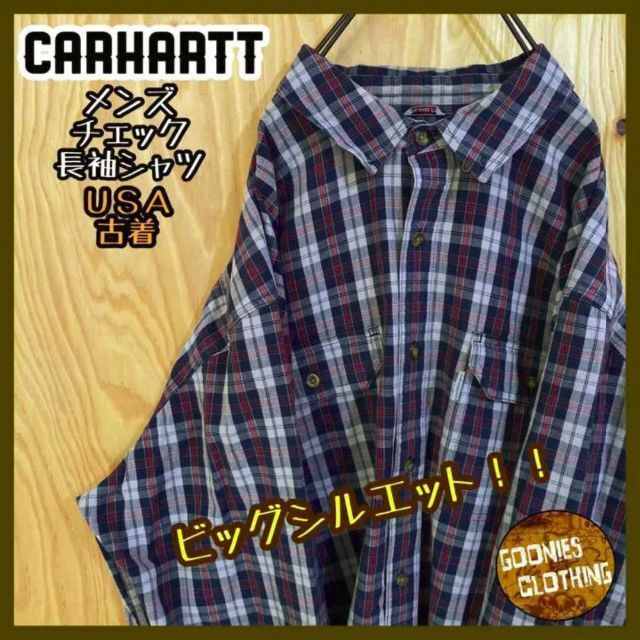 最大80%オフ! カーハート ワーク メンズ ロゴ ブラック 3XL シャツ