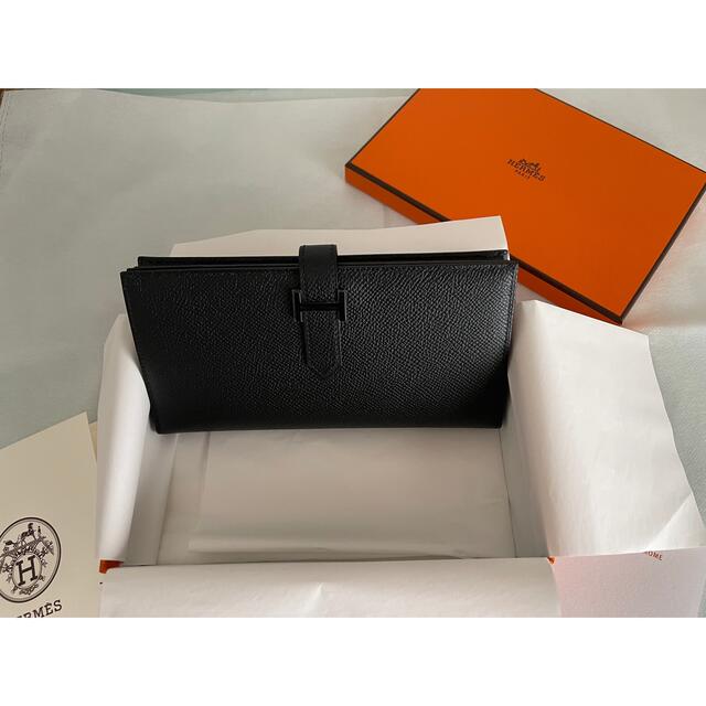 HERMES ベアンスフレ モノクローム『SO BLACK』 - 財布