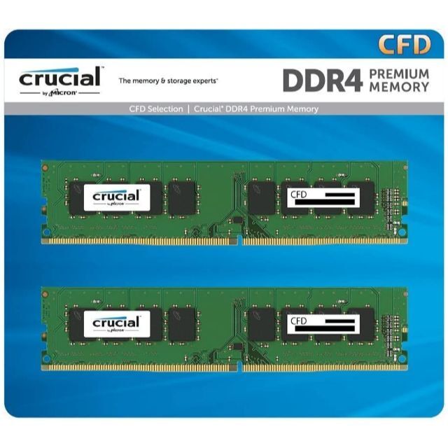 288pinUDIMMCrucial PC4-25600 (DDR4-3200）16gb x2枚