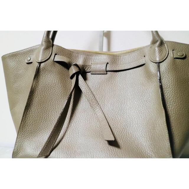 ♡Leilian 本革 高級品 シュリンクレザー 超美品