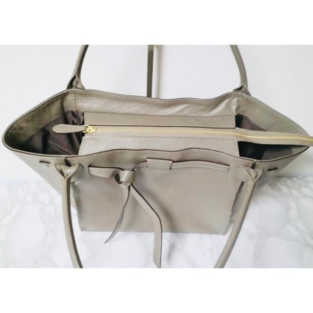 ♡Leilian 本革 高級品 シュリンクレザー 超美品