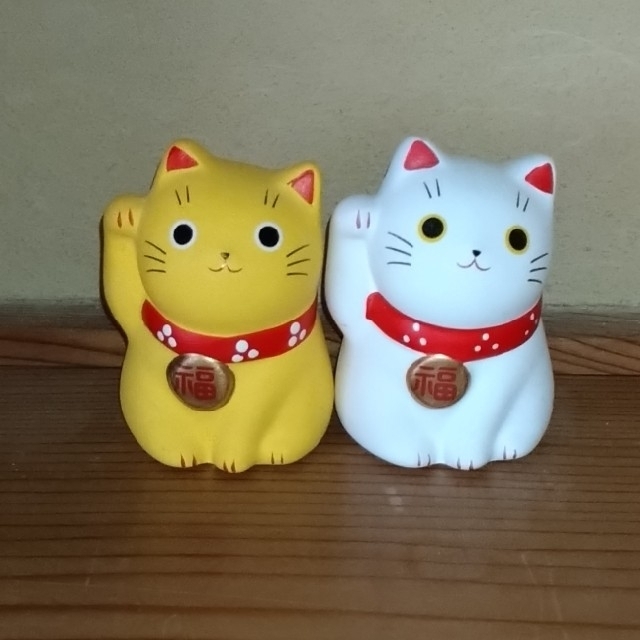 ワラシちゃんパワーストーン 大金運‼️招き猫‼️-