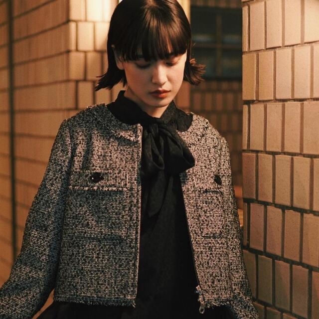 松野屋 キャンバスフラットショルダー NEROLI 藤井夏恋 ダブルジッパー